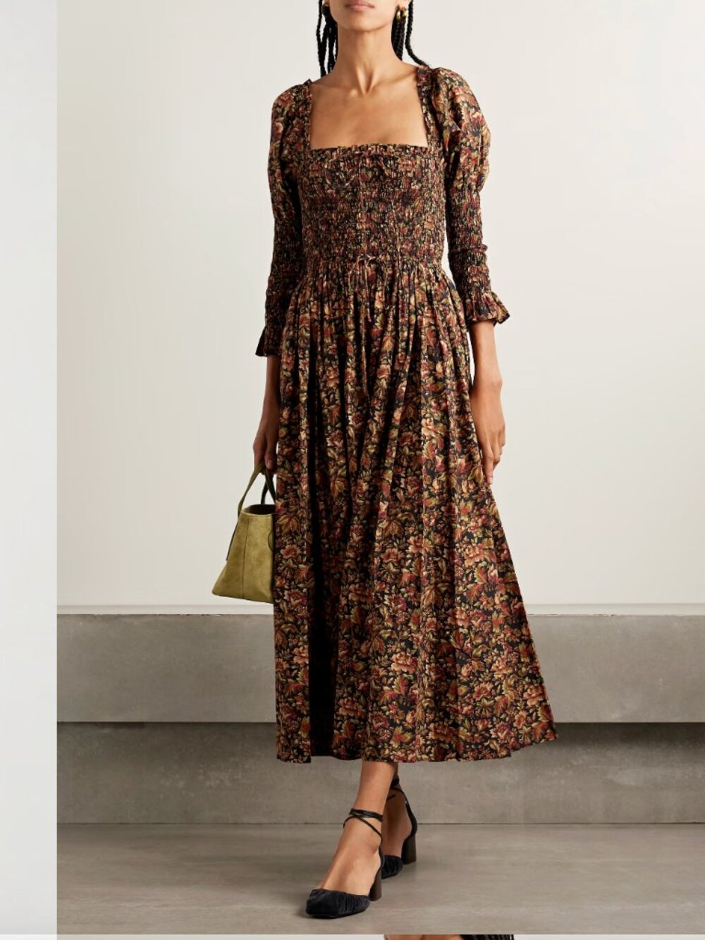 NWT Doen BIJOU DRESS -- NOIR REVE DES JARDINS size S